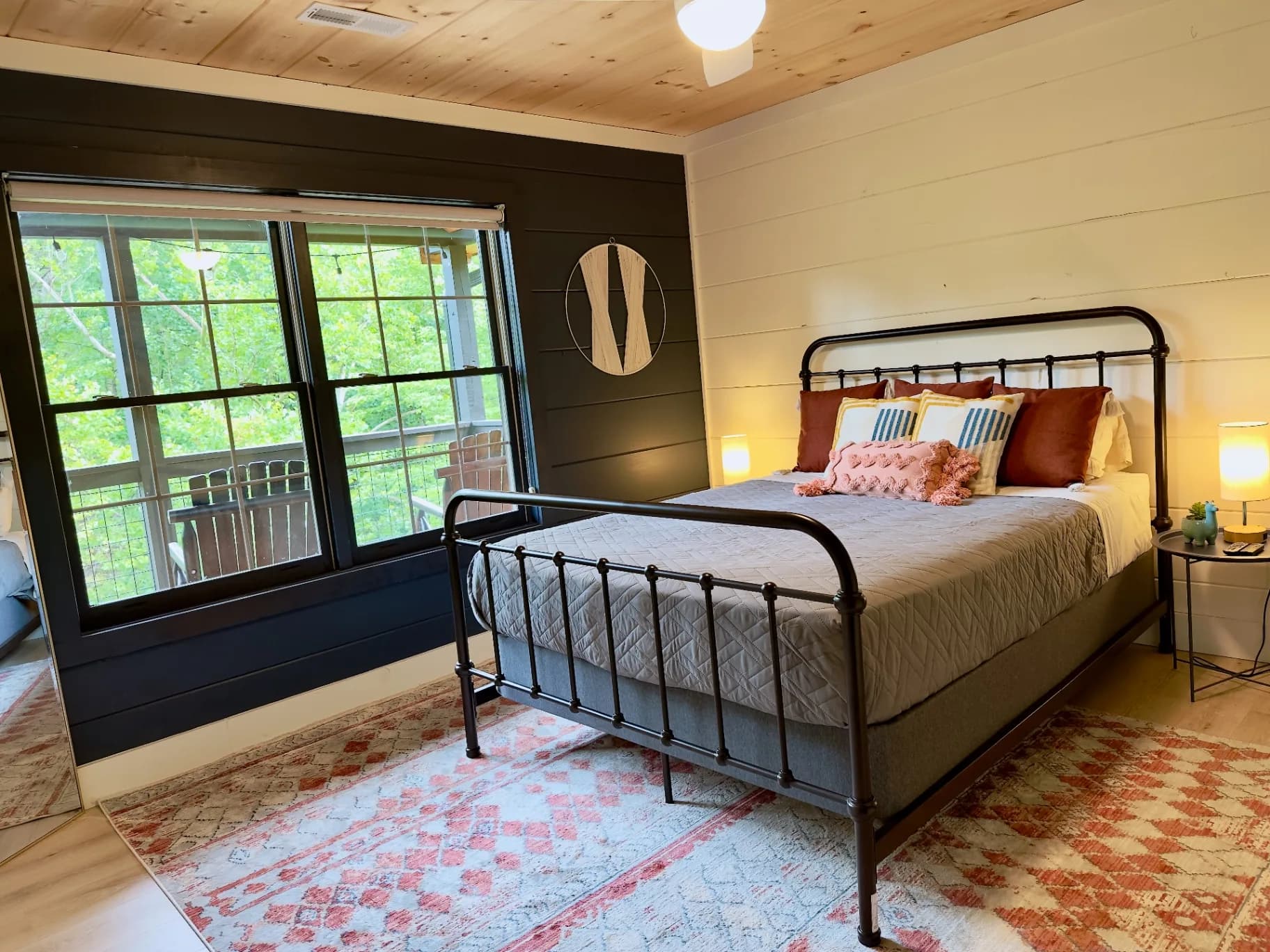 Stylish Master Bedroom with Deck Access