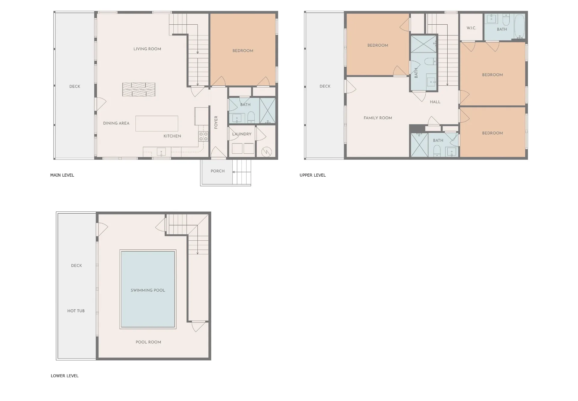 Complete Floor Plan - All Levels