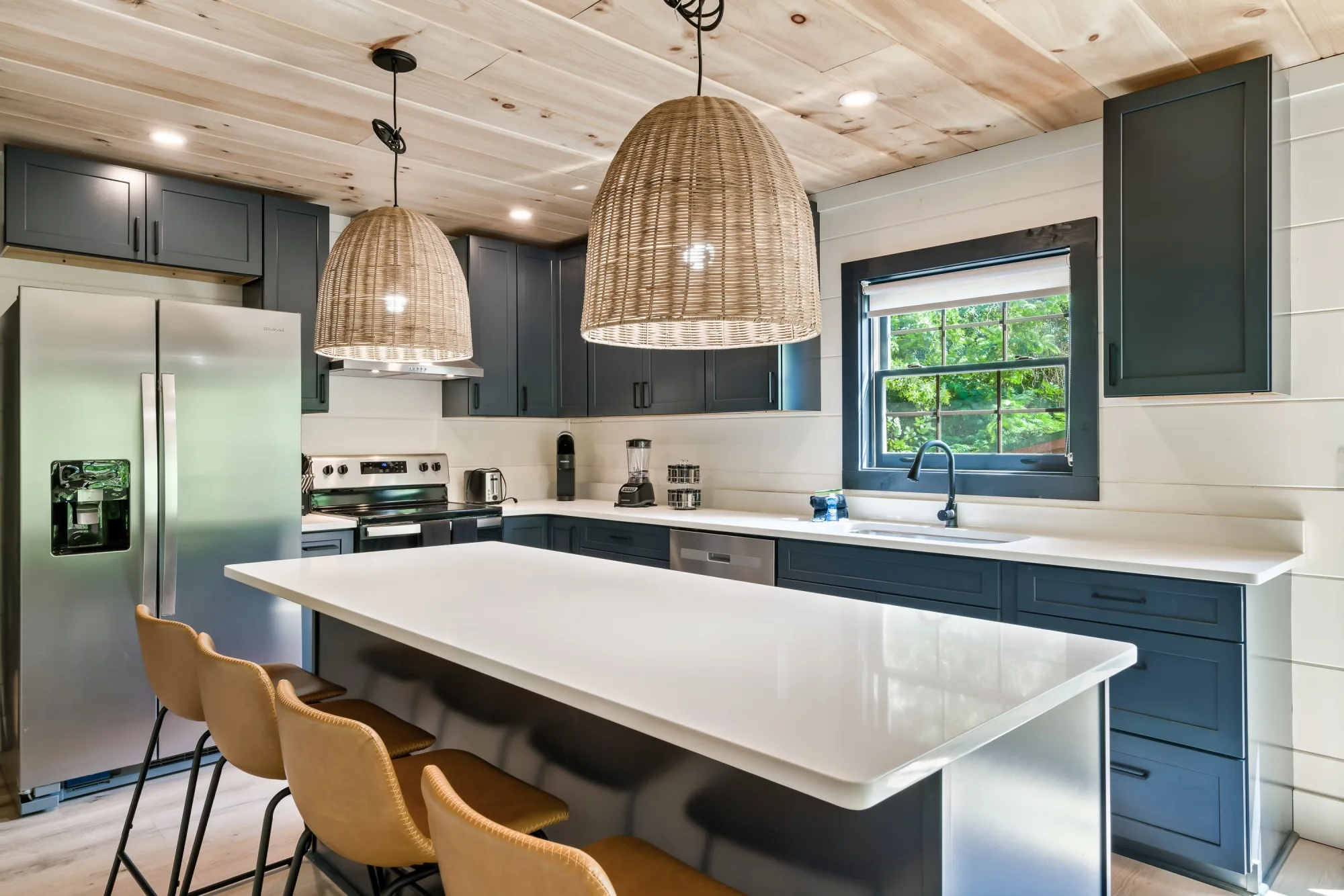Modern Kitchen with Island Seating